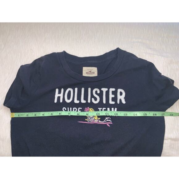 Hollister Vintage Y2k Surfer Tee T-Shirt 2000s Sz Large Women’s Short Sleeve - Picture 5 of 5